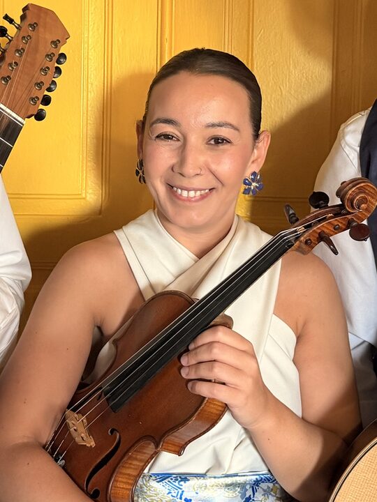 Catarina Bastos com o violino